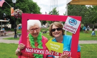 Mary Molstad and Kathy English at the Comfort Keepers National Day of Joy 2019