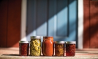 homegrown canned produce