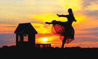 Kristin Jones captures first place in photo contest with image of dancer at sunset