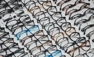 A variety of different eyeglasses.