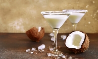 A coco light martini coconut cocktail.