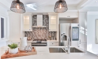 A clean kitchen with clutter-free countertops.