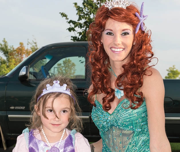 Savannah Kennedy and Little Mermaid, Ariel 