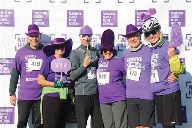 Each year, in more than 50 PurpleStride events across the country, people come together to rewrite the future of this disease. 