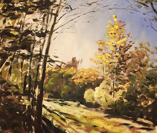 Dan McAvey Maple Grove Arts Center A painting by Dan McAvey, adult education director at the Maple Grove Arts Center.