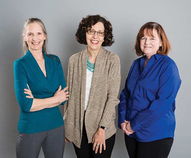The founder and members of the Rediscover U divorce support group for women