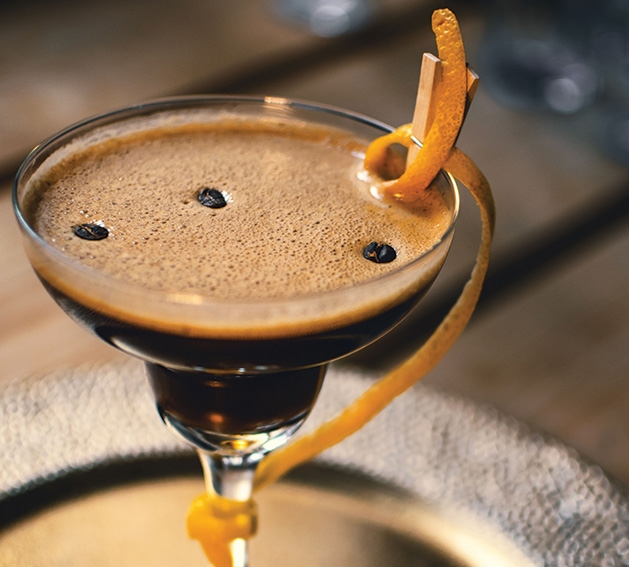 An espresso martini