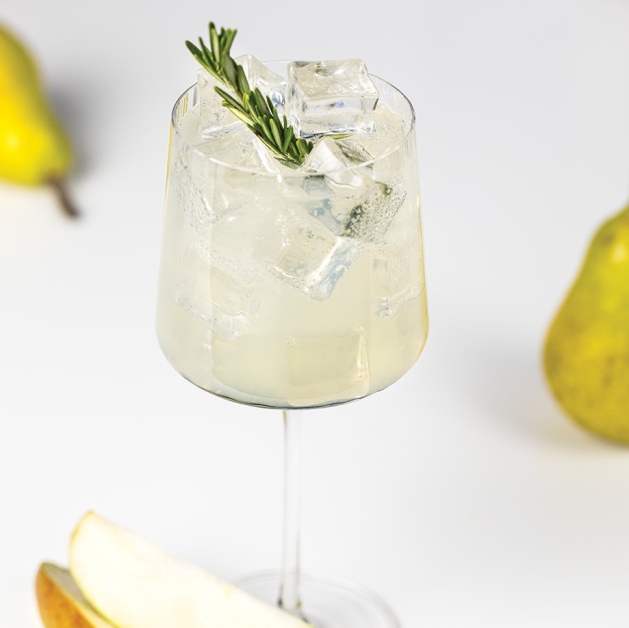 Rosemary Pear Mocktail