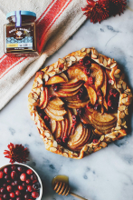 Pear Cranberry Spiced Galette