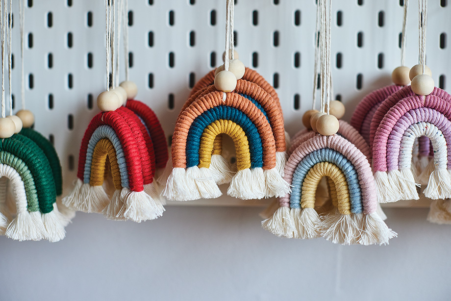 Macramé Rainbows