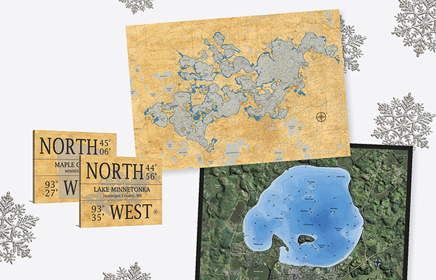 A collection of gifts from Arrow Mapping, featured in our 2019 Holiday Gift Guide